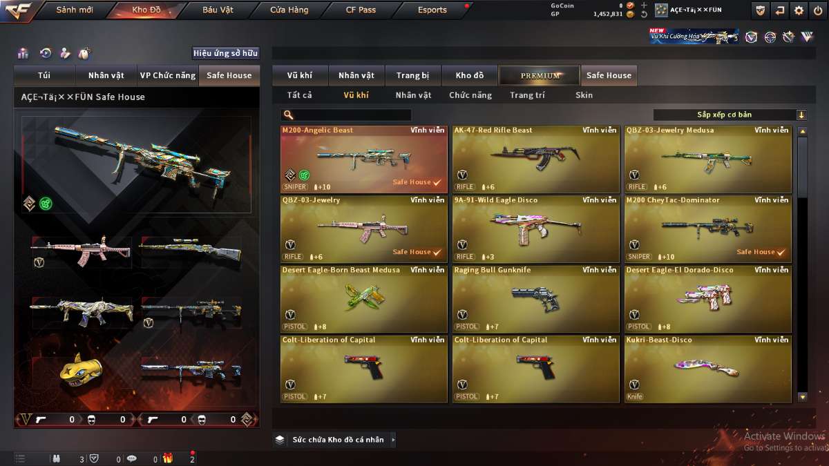 shop acc cf uy tin gia re
